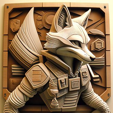 3D модель St Фокс Макклауд із Star Fox (STL)